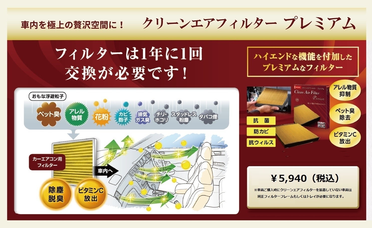 クリーンエアフィルターP